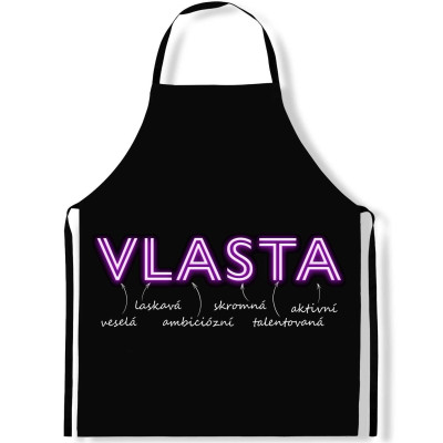 Zástěra kuchyňská NEON - Vlasta
