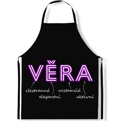 Zástěra kuchyňská NEON - Věra