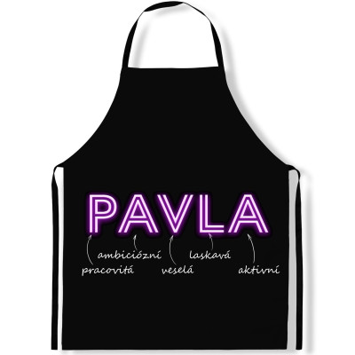 Zástěra kuchyňská NEON - Pavla