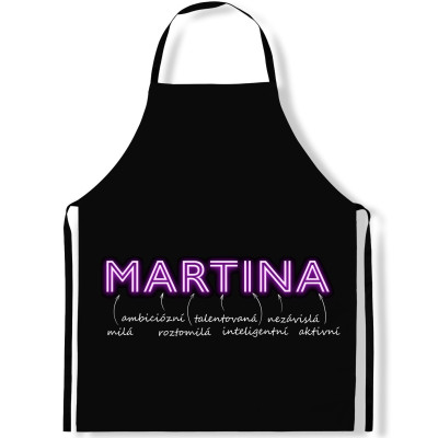 Zástěra kuchyňská NEON - Martina