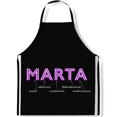 Zástěra kuchyňská NEON - Marta