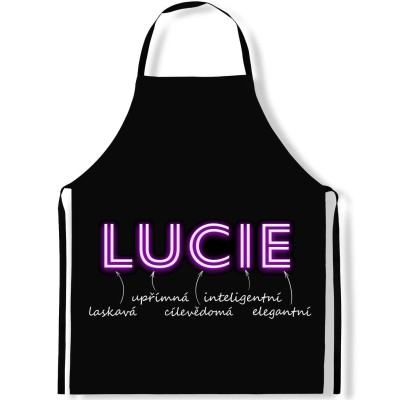 Zástěra kuchyňská NEON - Lucie