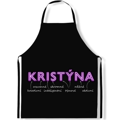 Zástěra kuchyňská NEON - Kristýna