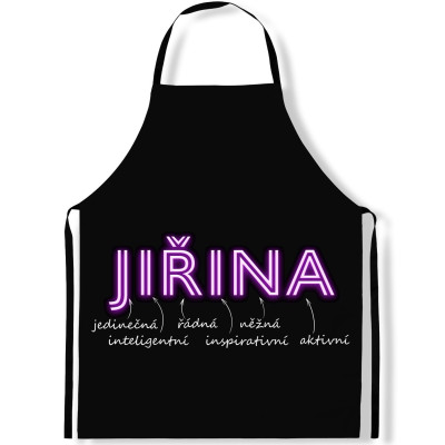 Zástěra kuchyňská NEON - Jiřina