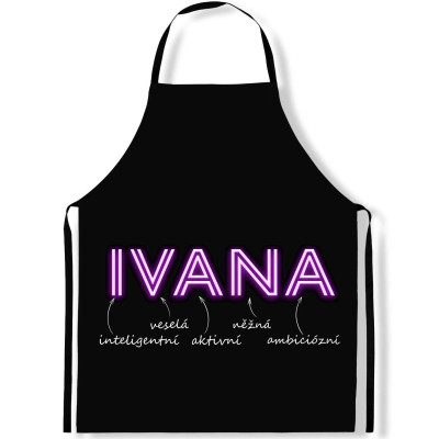 Zástěra kuchyňská NEON - Ivana