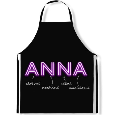 Zástěra kuchyňská NEON - Anna