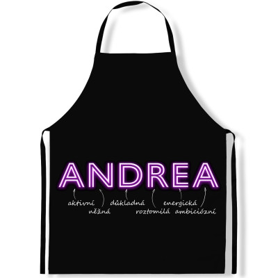 Zástěra kuchyňská NEON - Andrea