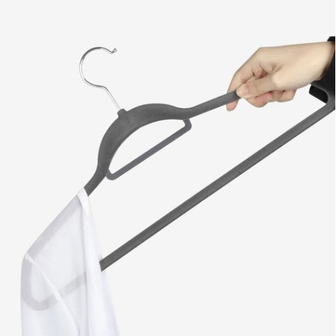 Ramínko se sametovým potahem 20 ks šedá Ruhhy 22535 ~ 7