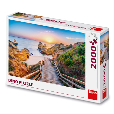 Dino Puzzle Pláž Camilo 2000 dílků