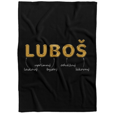 Deka 200 x 140 cm - GOLD - Luboš