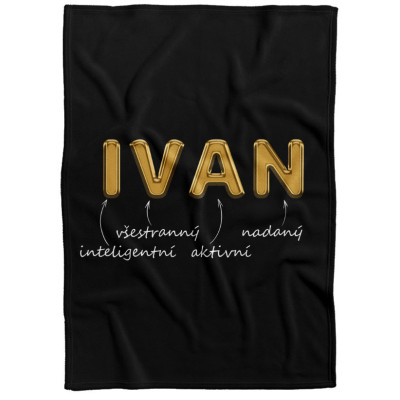 Deka 200 x 140 cm - GOLD - Ivan