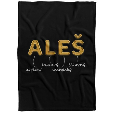 Deka 200 x 140 cm - GOLD - Aleš