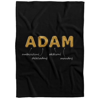 Deka 200 x 140 cm - GOLD - Adam