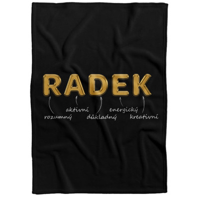 Deka 200 x 140 cm - GOLD - Radek