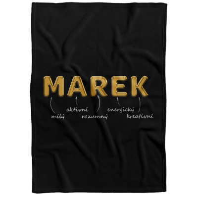 Deka 200 x 140 cm - GOLD - Marek