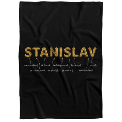 Deka 200 x 140 cm - GOLD - Stanislav