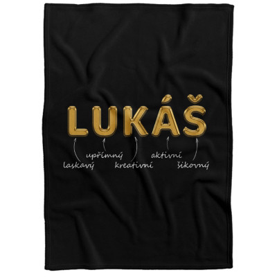 Deka 200 x 140 cm - GOLD - Lukáš