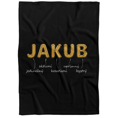 Deka 200 x 140 cm - GOLD - Jakub