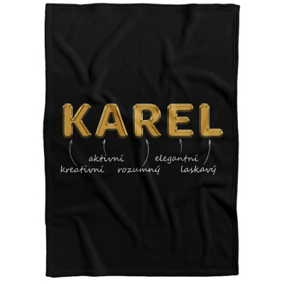 Deka 200 x 140 cm - GOLD - Karel