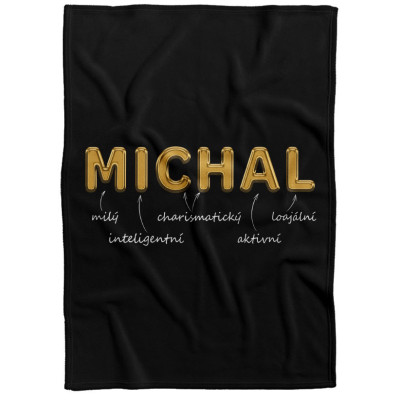 Deka 200 x 140 cm - GOLD - Michal