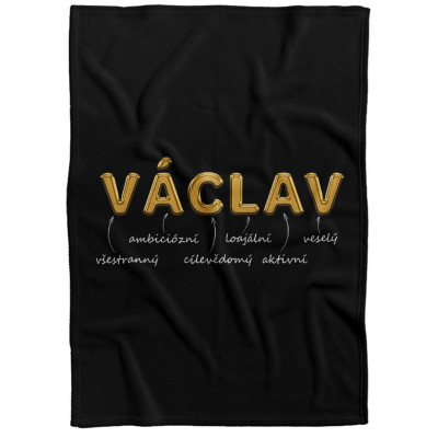 Deka 200 x 140 cm - GOLD - Václav