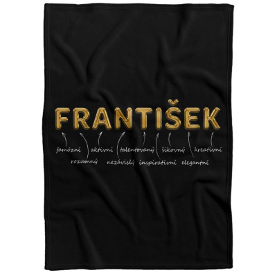 Deka 200 x 140 cm - GOLD - František