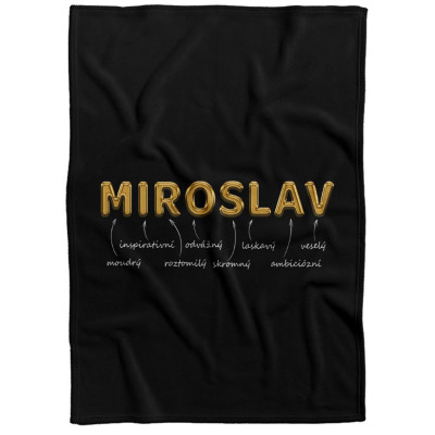 Deka 200 x 140 cm - GOLD - Miroslav