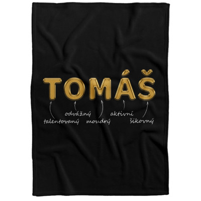 Deka 200 x 140 cm - GOLD - Tomáš