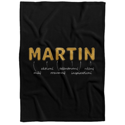 Deka 200 x 140 cm - GOLD - Martin