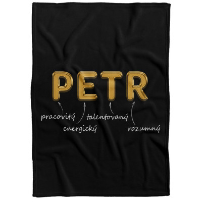 Deka 200 x 140 cm - GOLD - Petr