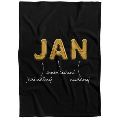 Deka 200 x 140 cm - GOLD - Jan