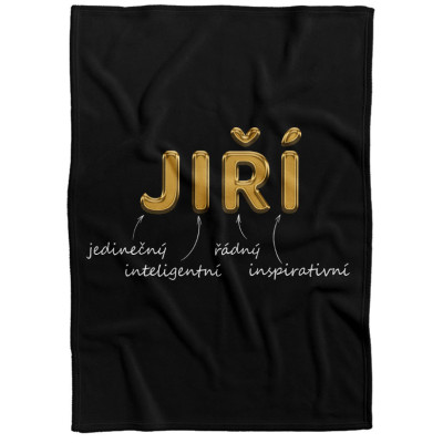 Deka 200 x 140 cm - GOLD - Jiří