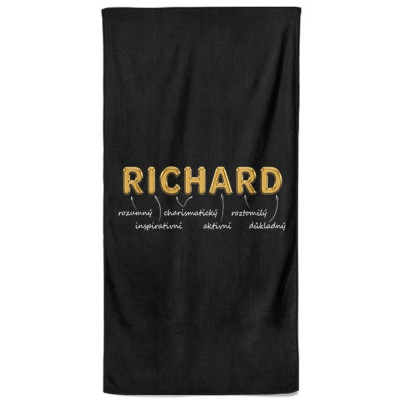 Osuška 140 x 70 cm - GOLD - Richard