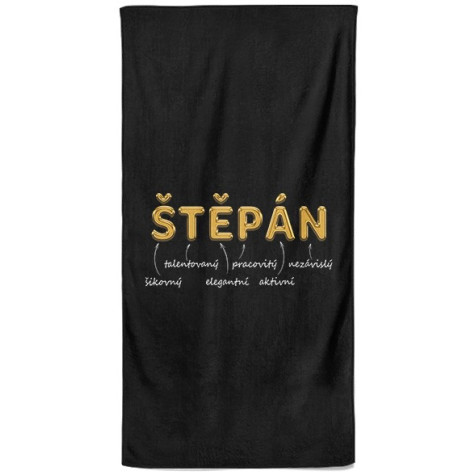 Osuška 140 x 70 cm - GOLD - Štěpán ~ 1