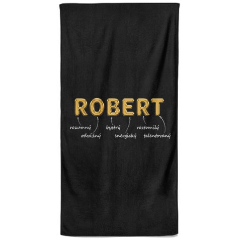 Osuška 140 x 70 cm - GOLD - Robert ~ 1