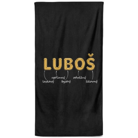 Osuška 140 x 70 cm - GOLD - Luboš ~ 1