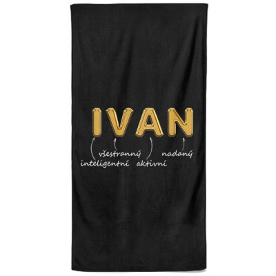 Osuška 140 x 70 cm - GOLD - Ivan