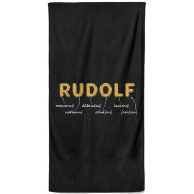 Osuška 140 x 70 cm - GOLD - Rudolf