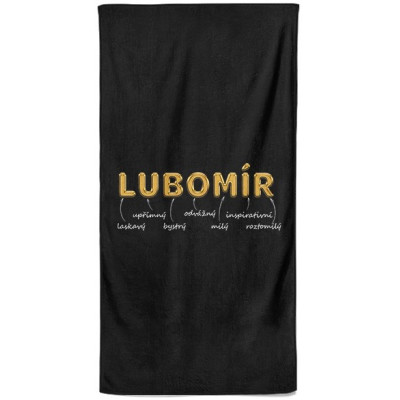 Osuška 140 x 70 cm - GOLD - Lubomír