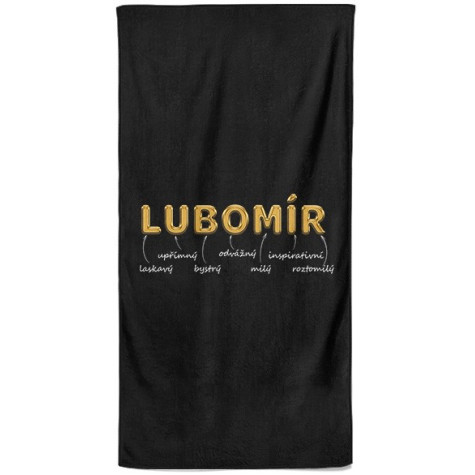 Osuška 140 x 70 cm - GOLD - Lubomír ~ 1