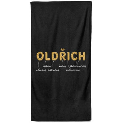 Osuška 140 x 70 cm - GOLD - Oldřich