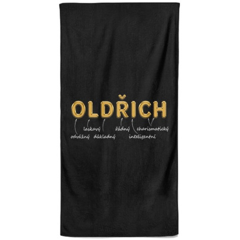 Osuška 140 x 70 cm - GOLD - Oldřich ~ 1