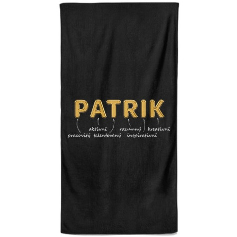 Osuška 140 x 70 cm - GOLD - Patrik ~ 1