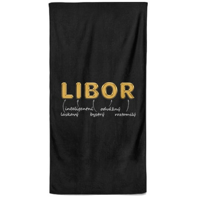 Osuška 140 x 70 cm - GOLD - Libor