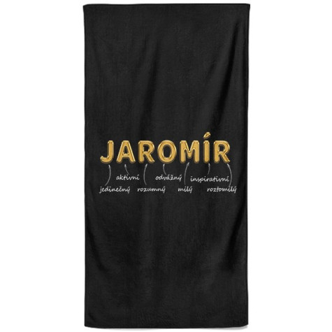 Osuška 140 x 70 cm - GOLD - Jaromír ~ 1