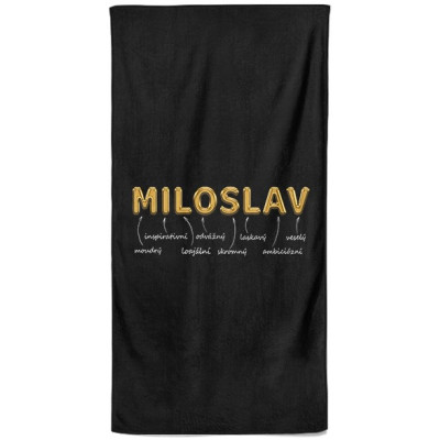 Osuška 140 x 70 cm - GOLD - Miloslav