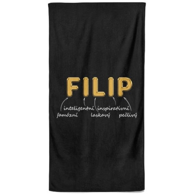 Osuška 140 x 70 cm - GOLD - Filip