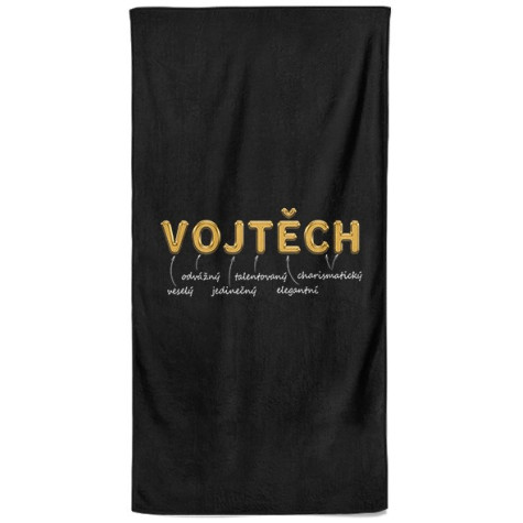 Osuška 140 x 70 cm - GOLD - Vojtěch ~ 1