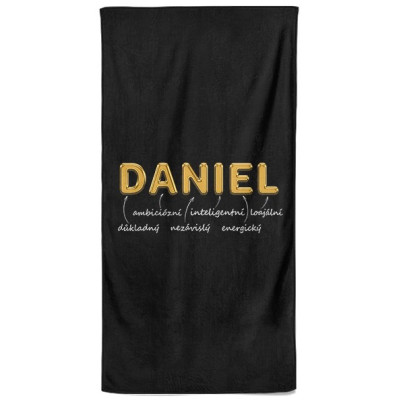 Osuška 140 x 70 cm - GOLD - Daniel