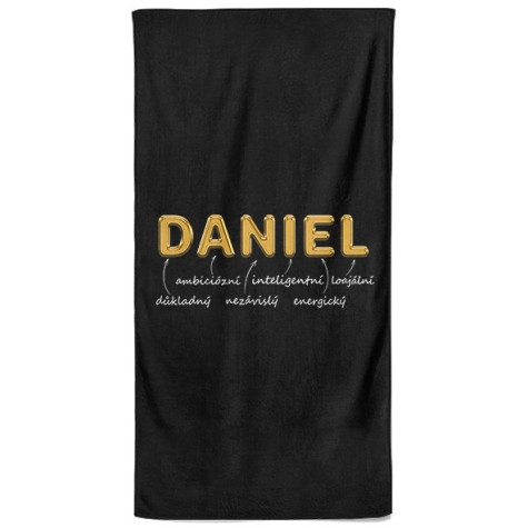 Osuška 140 x 70 cm - GOLD - Daniel ~ 1